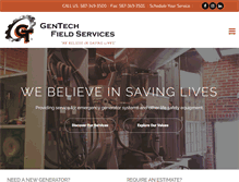 Tablet Screenshot of gentechfieldservices.com